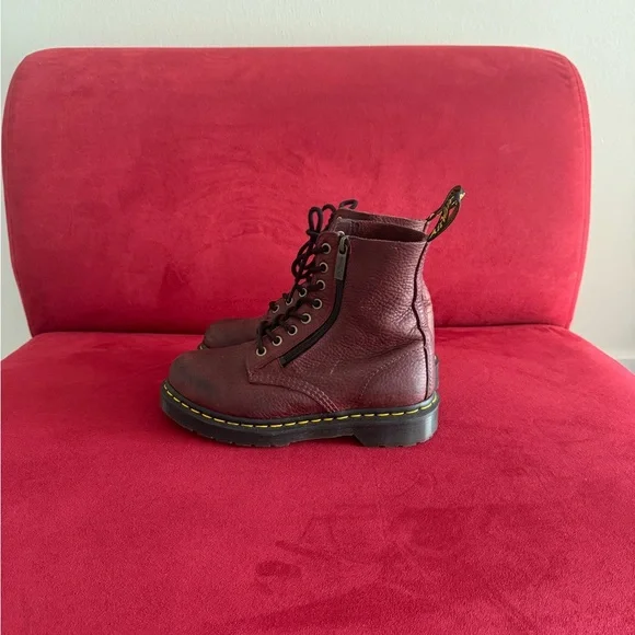 Dr. Martens Women Red Boots - Picture 10 of 12